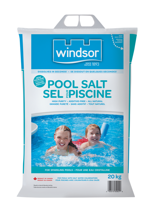 Current product image, Devant du sac de sel de piscine Windsor