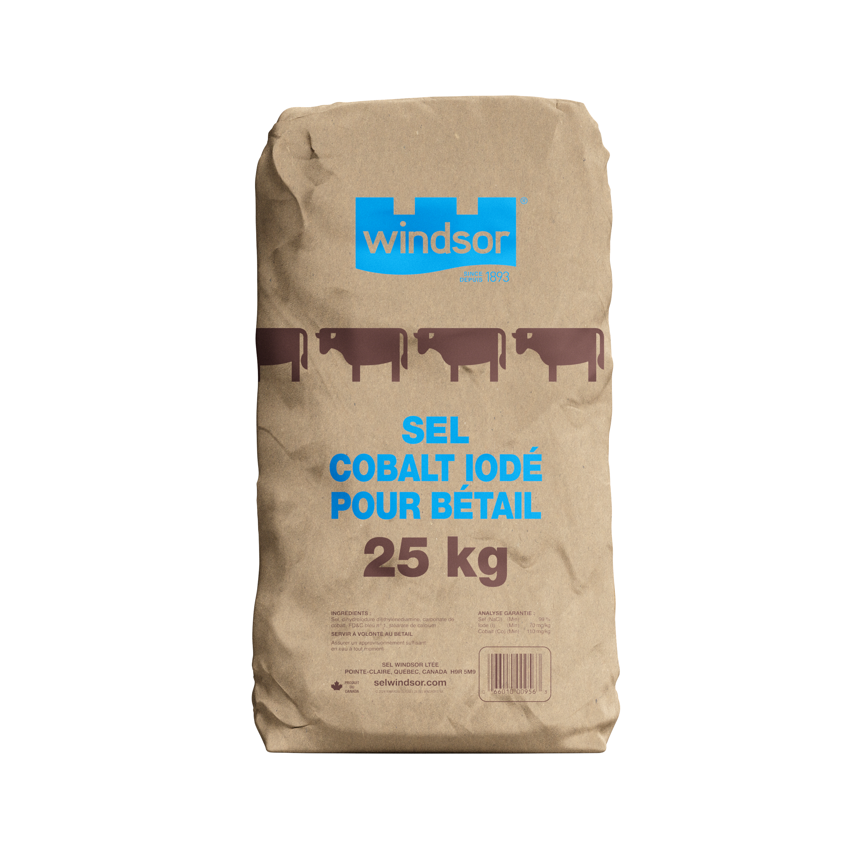 Current product image, sac 25 kg de cobalt sel iodé pour bétail