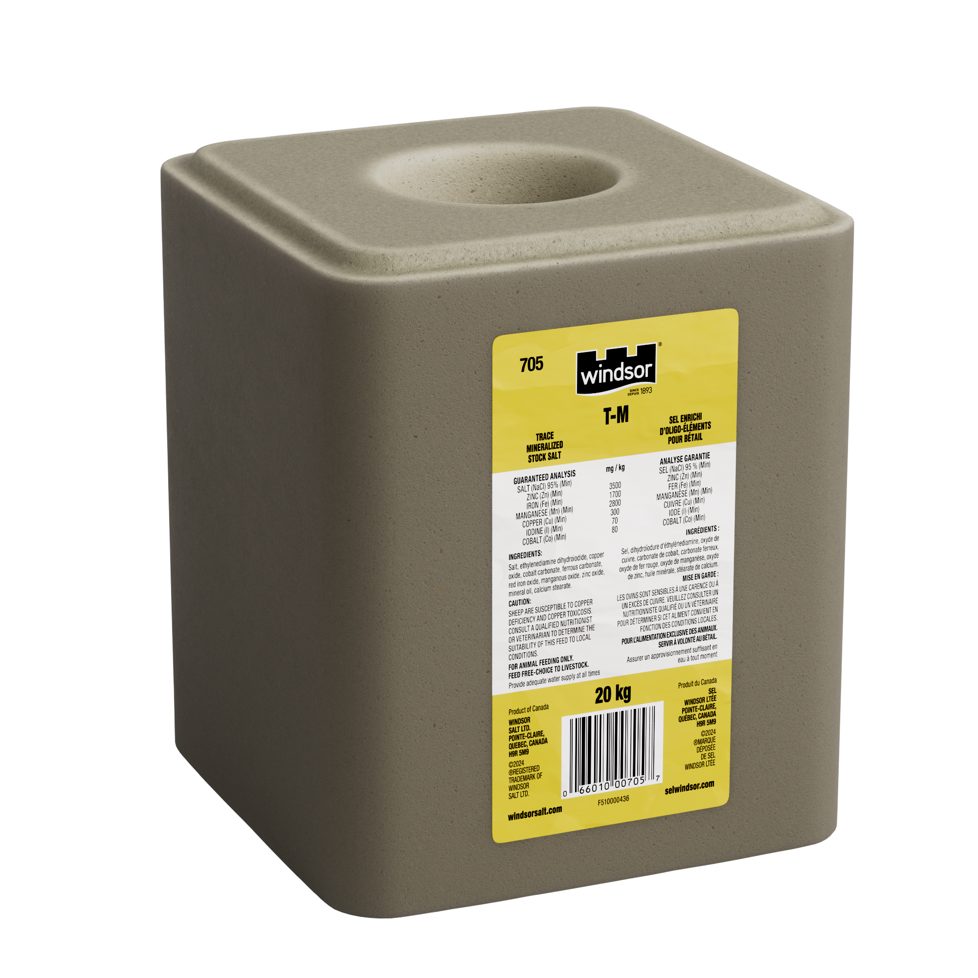 Current product image, TM Salt Block